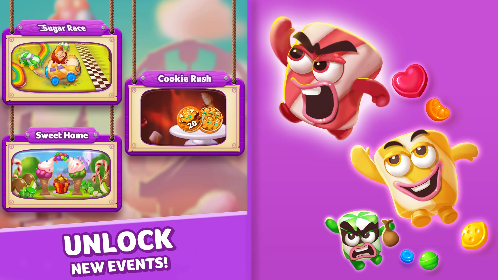 Lollipop & Marshmallow Match3 screenshot